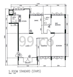 Blk 217 Lorong 8 Toa Payoh (Toa Payoh), HDB 5 Rooms #500974341